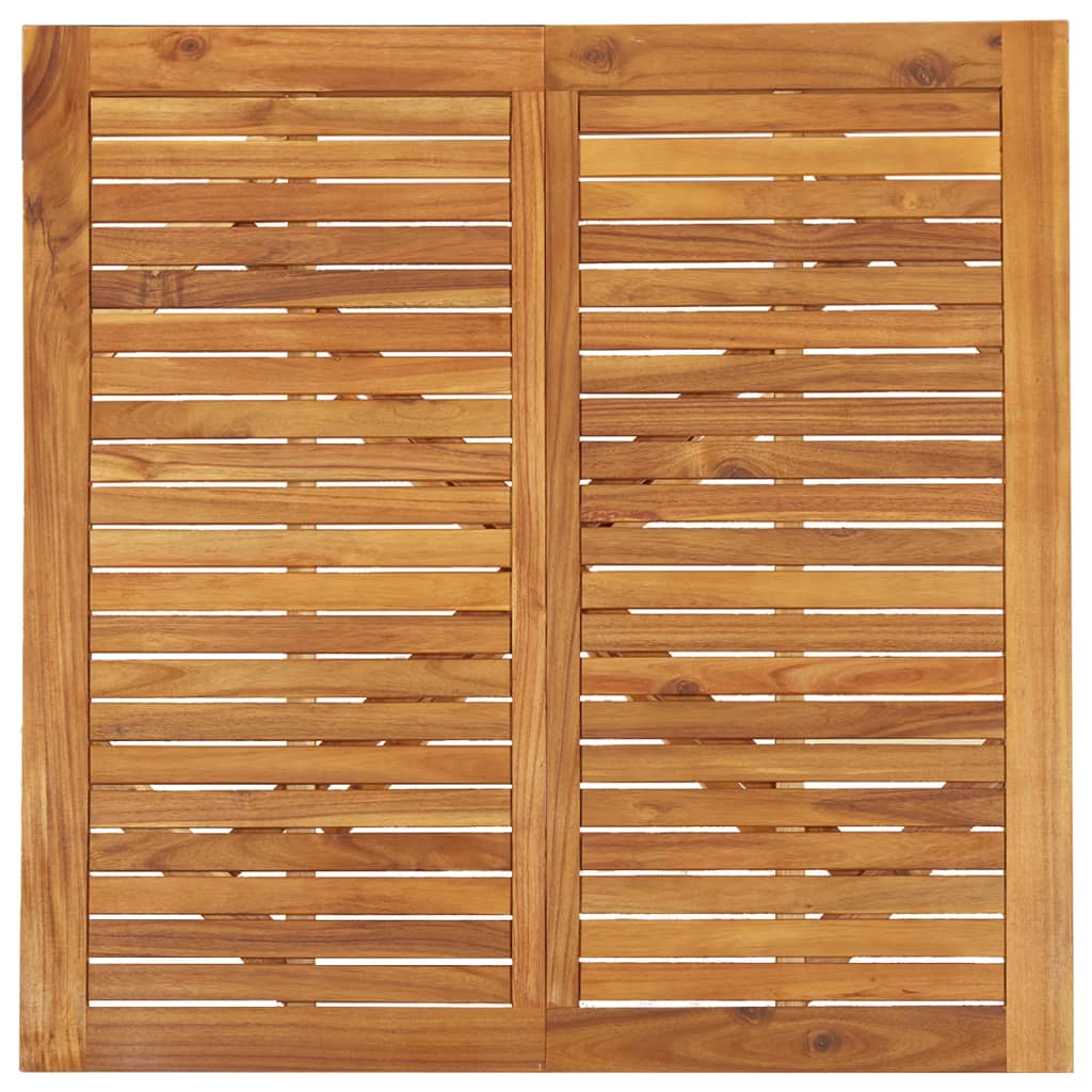 Garden Dining Set Natural wood Solid Acacia wood Medium