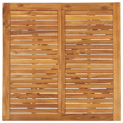 Garden Dining Set Natural wood Solid Acacia wood Medium