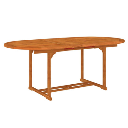Garden Dining Set Reddish-brown Solid eucalyptus wood Medium