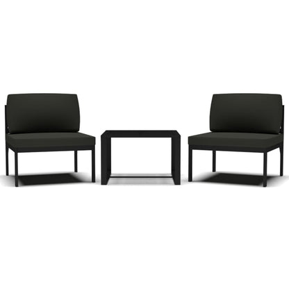 Garden Sofa Set Anthracite Aluminum Medium Modular
