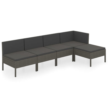 Garden Lounge Set Grey