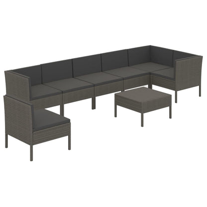 Garden Lounge Set Grey