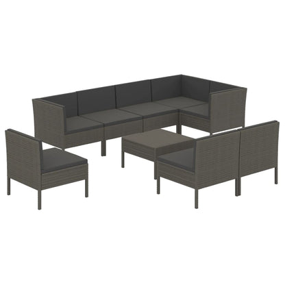 Garden Lounge Set Grey