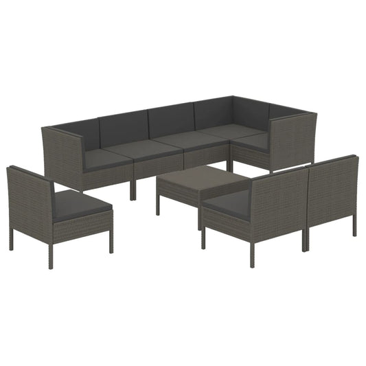Garden Lounge Set Grey