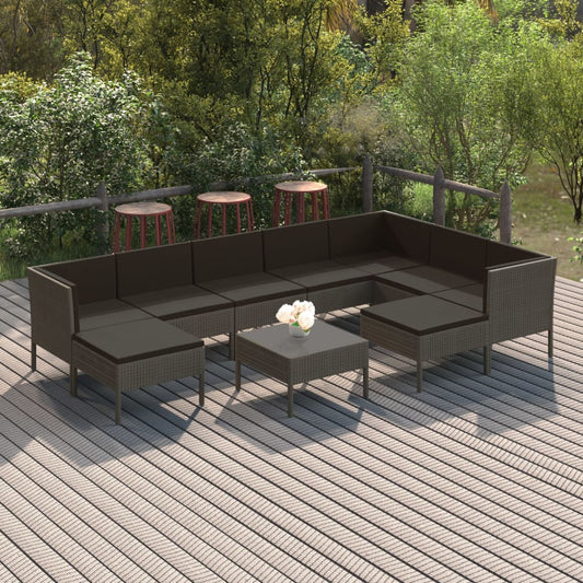 Garden Lounge Set Gray