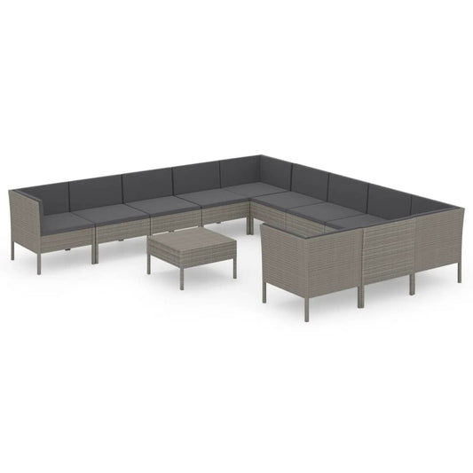 Garden Lounge Set Grey