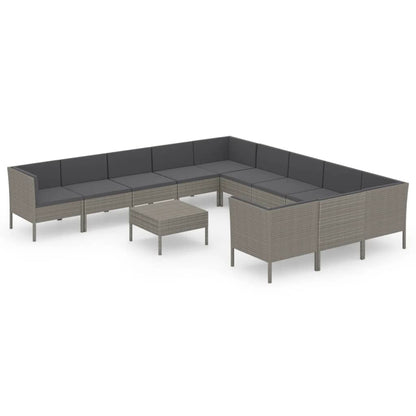 Garden Lounge Set Grey