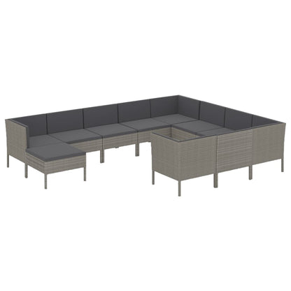 Garden Lounge Set Grey