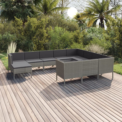 Garden Lounge Set Grey