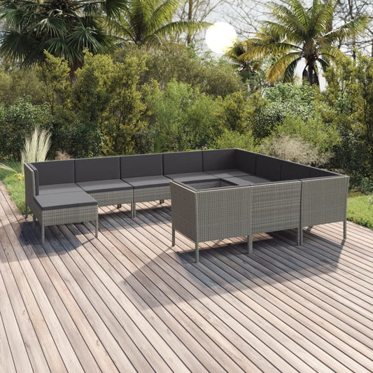 Garden Lounge Set Grey