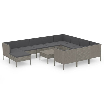 Garden Lounge Set Grey