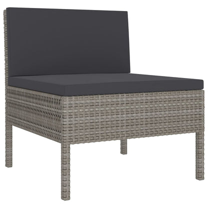 Garden Lounge Set Grey