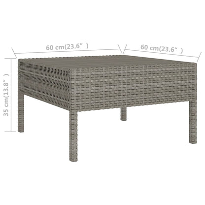 Garden Lounge Set Grey