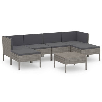 Garden Lounge Set Grey, anthracite