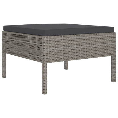 Garden Lounge Set Grey, Anthracite