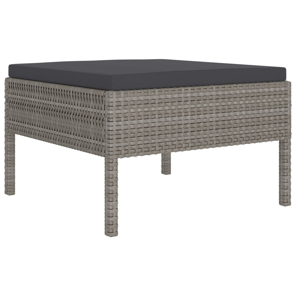 Garden Lounge Set Grey, Anthracite