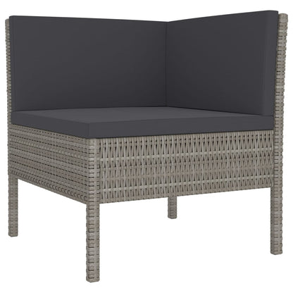Garden Lounge Set Grey, Anthracite
