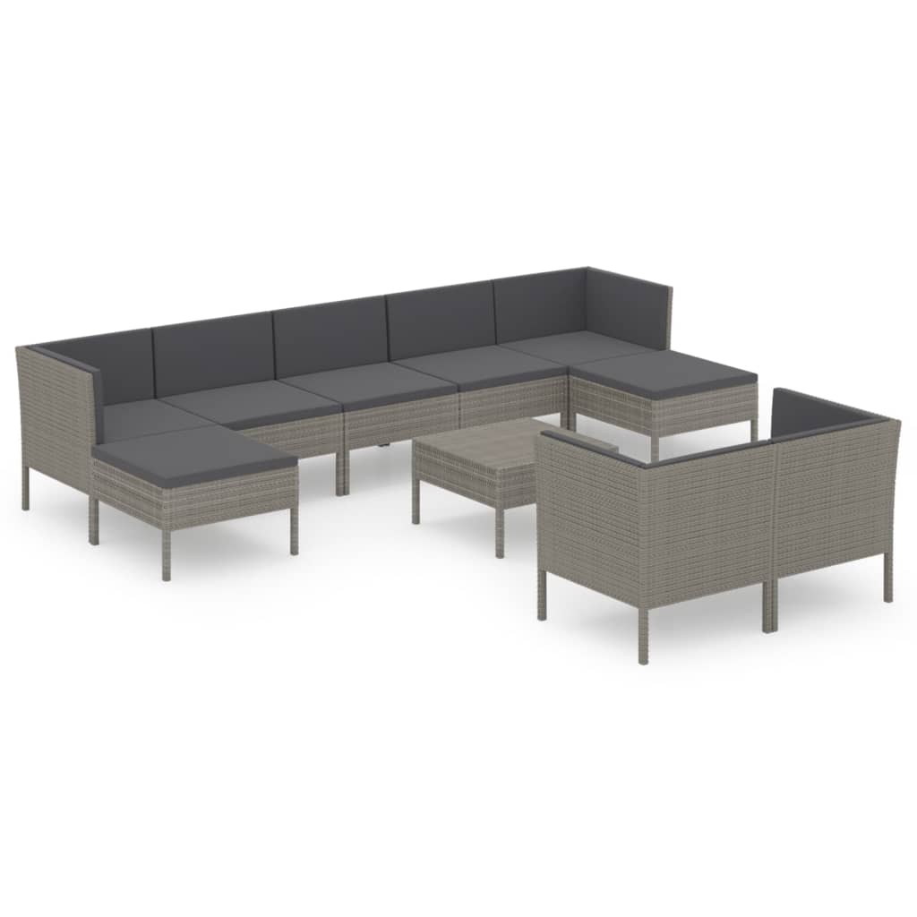 Garden Lounge Set Grey