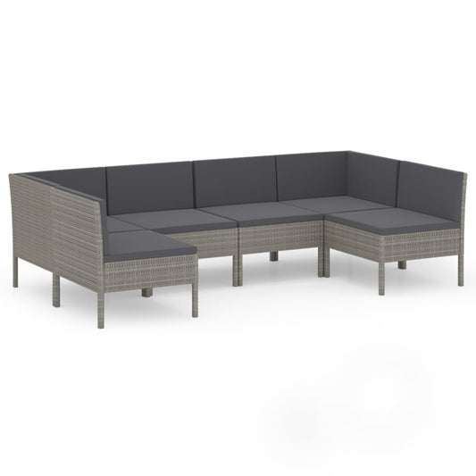 Garden Lounge Set Grey, Anthracite
