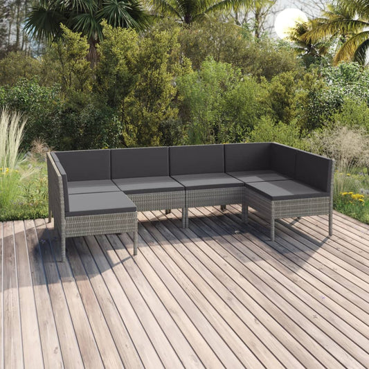 Garden Lounge Set Grey, Anthracite