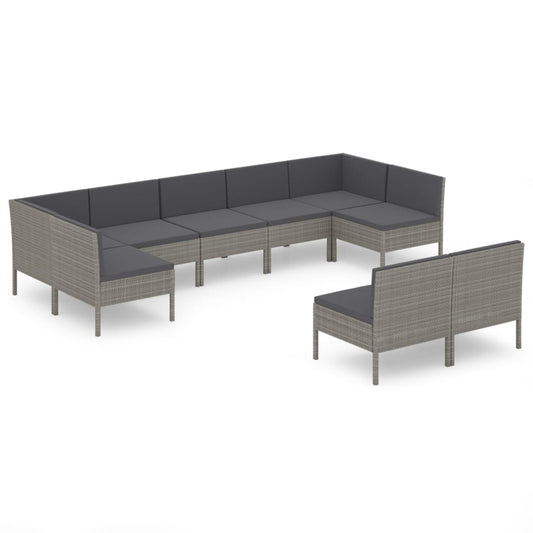 Garden Lounge Set Grey