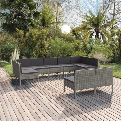 Garden Lounge Set Grey
