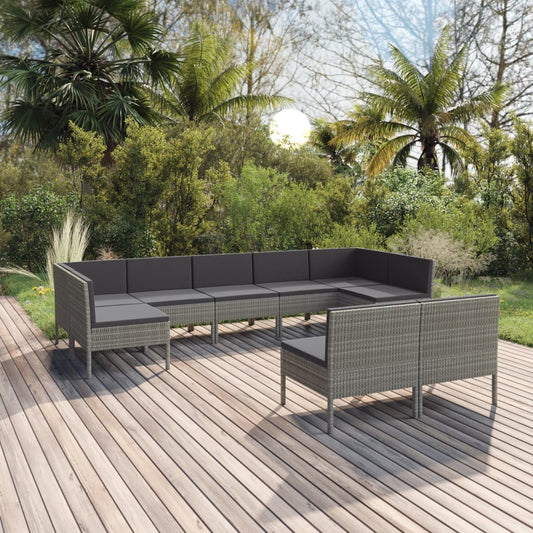 Garden Lounge Set Grey