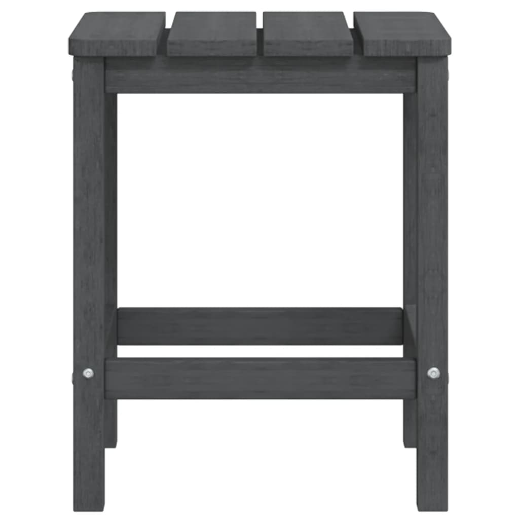 Garden Table Anthracite HDPE Small UV-resistant materials