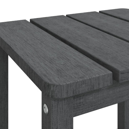 Garden Table Anthracite HDPE Small UV-resistant materials