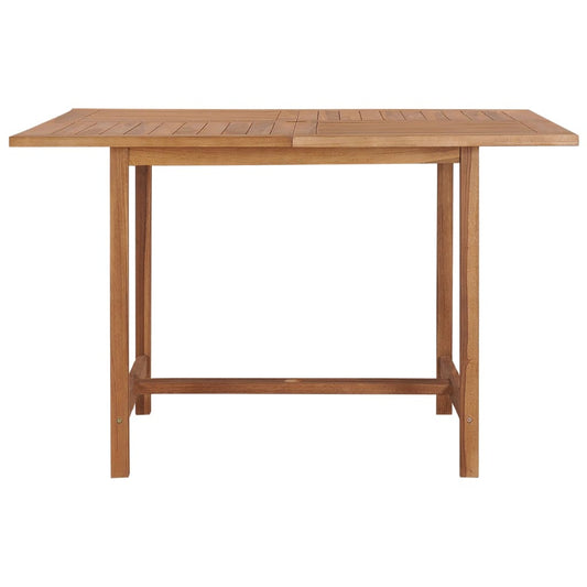 Garden Dining Table Warm Teak Teak wood 43.3x43.3x29.5 in Durable