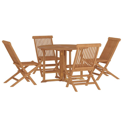 Outdoor Dining Set Teak Solid teak wood Medium Foldable