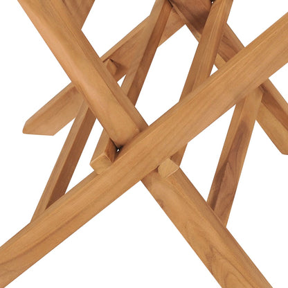 Garden Chair Set of 8 Teak Solid Teak Wood Standard Foldable