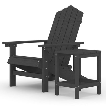 Garden Chair Anthracite HDPE (High Density Polyethylene), steel