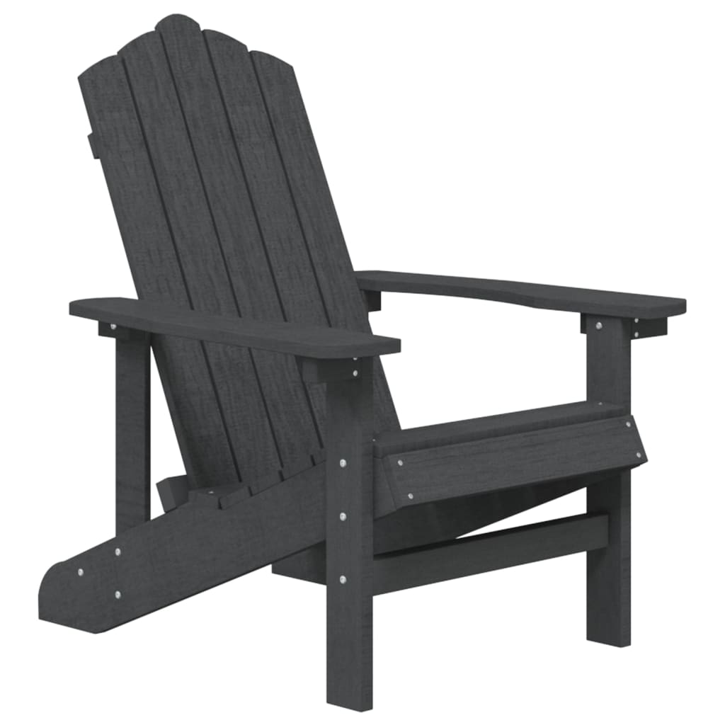Garden Chair Anthracite HDPE (High Density Polyethylene), steel