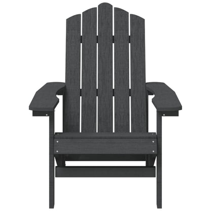 Garden Chair Anthracite HDPE (High Density Polyethylene), steel