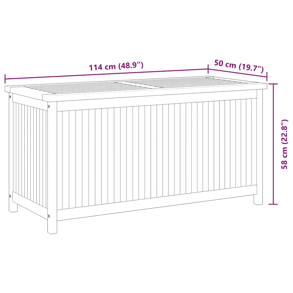 Garden Box Teak Wood Finish Solid teak wood Medium Garden Box