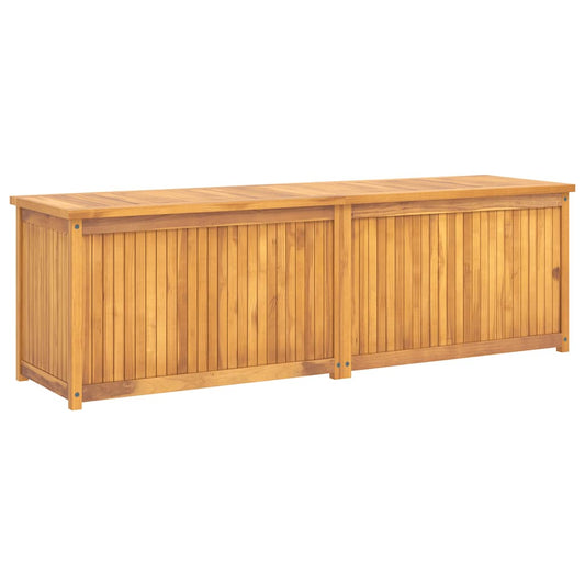 Garden Box Natural Teak Solid Teak Wood 68.9 in x 19.7 in x 21.7 in