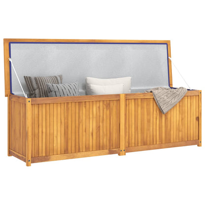 Garden Box Natural Teak Solid Teak Wood 68.9 in x 19.7 in x 21.7 in