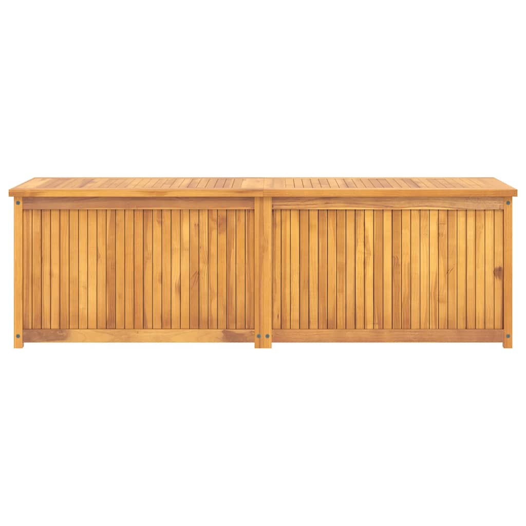 Garden Box Natural Teak Solid Teak Wood 68.9 in x 19.7 in x 21.7 in