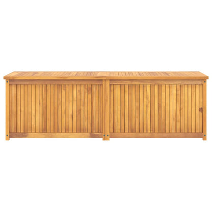 Garden Box Natural Teak Solid Teak Wood 68.9 in x 19.7 in x 21.7 in