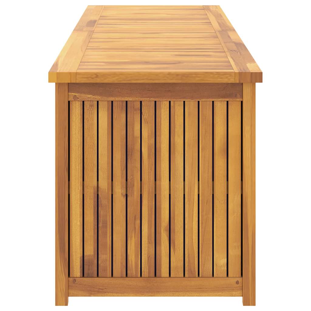 Garden Box Natural Wood Solid Teak Wood 78.7x19.7x21.7 in