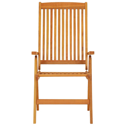 Garden Chair Set of 2 Natural Eucalyptus