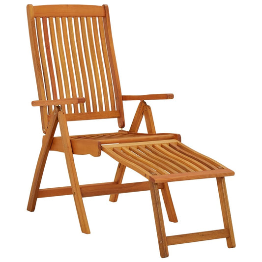 Garden Chair Set of 2 Natural wood finish