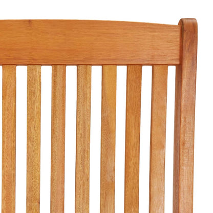 Garden Chair Set of 2 Natural wood finish