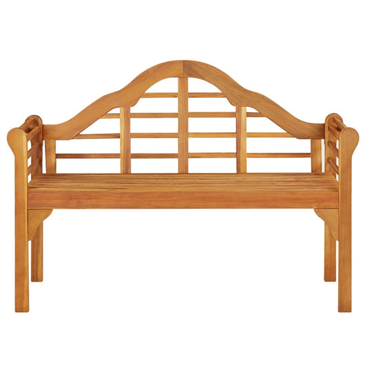 Garden Bench Brown Solid Acacia Wood Medium Ergonomic