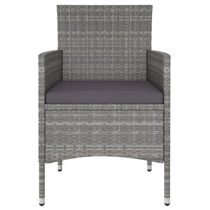 Garden Dining Set Grey, Dark Grey