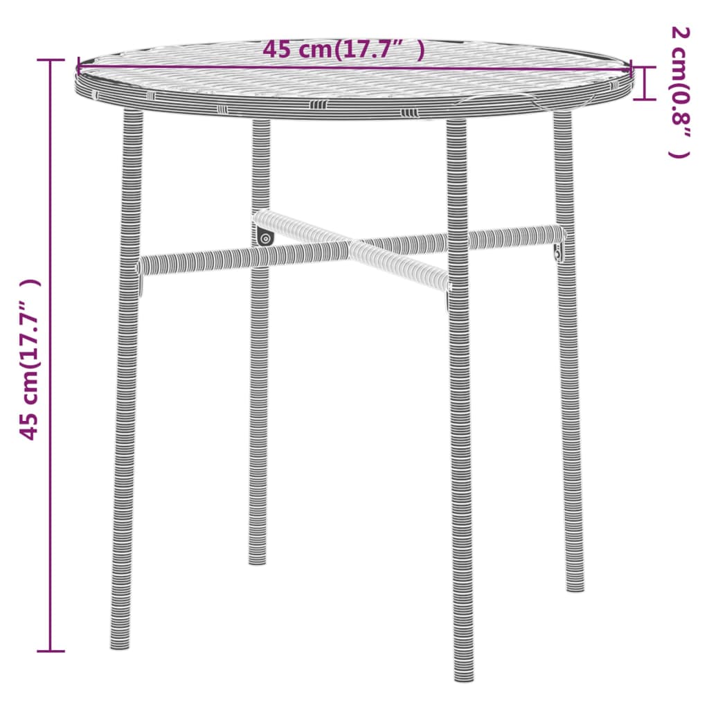 Garden Dining Set Grey, Dark Grey