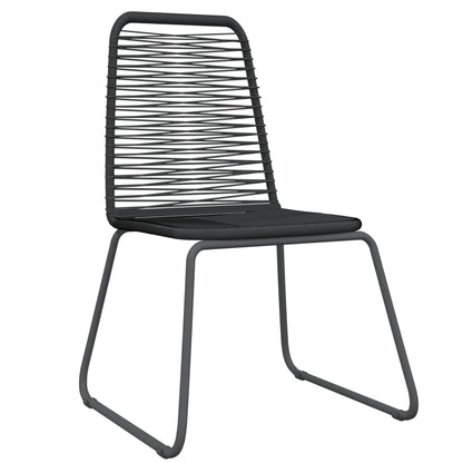 Garden Dining Set Black