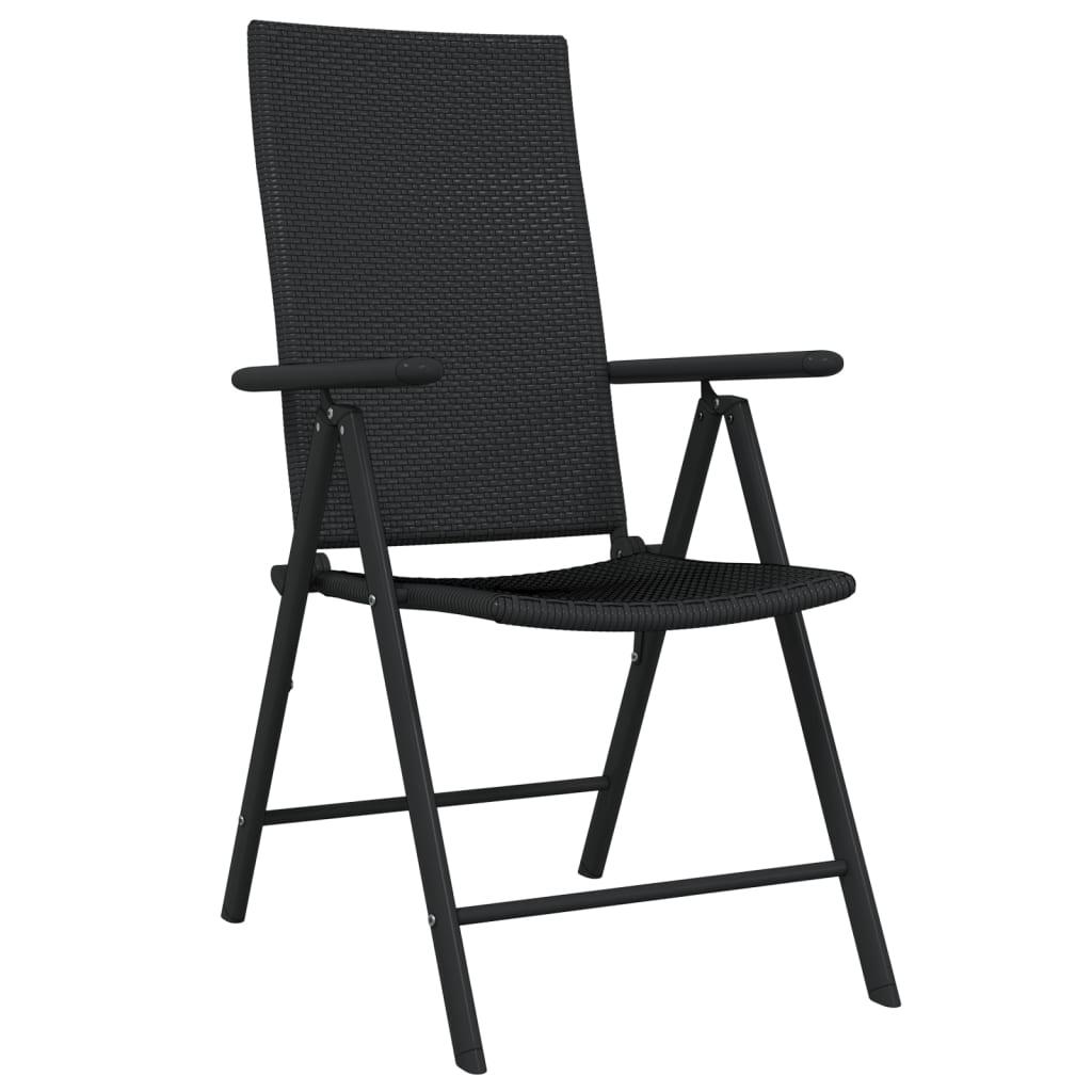Garden Dining Set Black