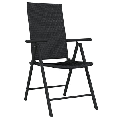 Garden Dining Set Black